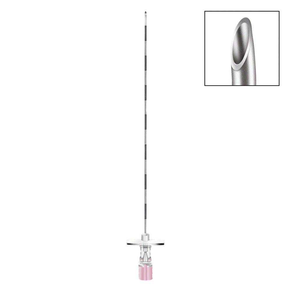 Epidural needle with Tuohy bevel